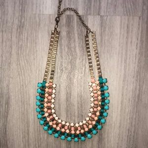 Statement necklace multi-color